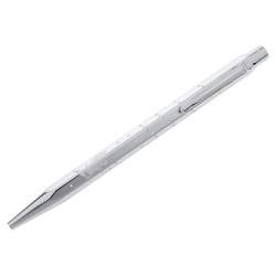 Caran d'Ache Crystal Silver Tone Ballpoint Pen