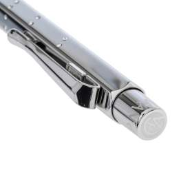 Caran d'Ache Crystal Silver Tone Ballpoint Pen