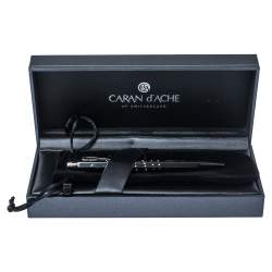 Caran d'Ache Crystal Silver Tone Ballpoint Pen