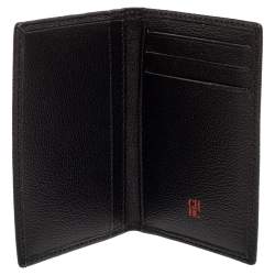 Carolina Herrera Signature Embossed Leather Bifold Card Case