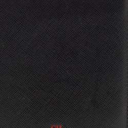 Carolina Herrera Black Leather CH Logo Bifold Wallet