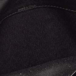 Carolina Herrera Black Leather CH Logo Bifold Wallet
