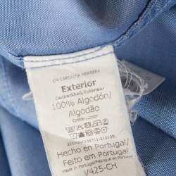 Carolina Herrera Blue Cotton Long Sleeve Shirt M