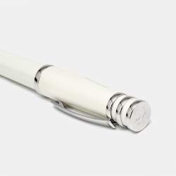 Cartier Trinity Mother of Pearl Lacquer Silver Tone Fountain Pen