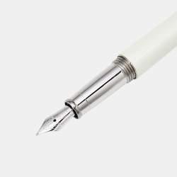 Cartier Trinity Mother of Pearl Lacquer Silver Tone Fountain Pen