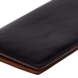 Pre Owned Cartier Black Leather Passport Holder