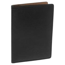 Cartier Black Leather Passport Holder