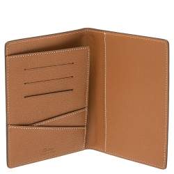 Pre Owned Cartier Black Leather Passport Holder