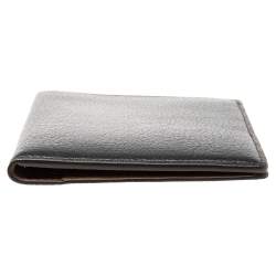 Pre Owned Cartier Black Leather Passport Holder