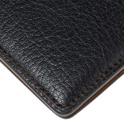 Pre Owned Cartier Black Leather Passport Holder