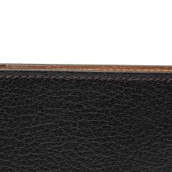 Pre Owned Cartier Black Leather Passport Holder