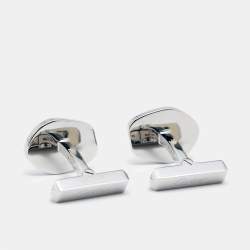 Cartier Wax Seal Decor Sterling Silver Cufflinks