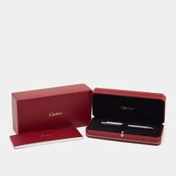 Cartier Santos De Cartier Palladium Finish Ballpoint Pen