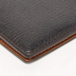 Pre Owned Cartier Black Leather Passport Holder