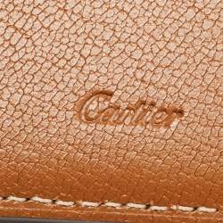 Pre Owned Cartier Black Leather Passport Holder