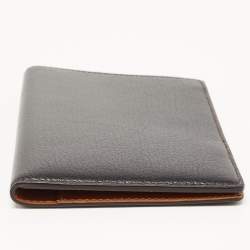 Pre Owned Cartier Black Leather Passport Holder