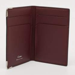 Cartier Black Leather Must de Cartier Card Holder