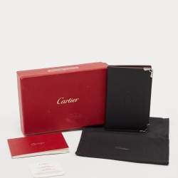 Cartier Black Leather Must de Cartier Card Holder