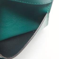 Cartier Green Leather Le Must De Cartier Card Holder