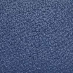 مملوكة مسبقًا محفظة كارتتييه مست دو كارتييه جلد أزرق 6cc مدمجة