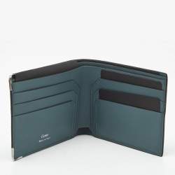 مملوكة مسبقًا محفظة كارتتييه مست دو كارتييه جلد أزرق 6cc مدمجة