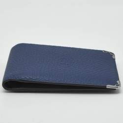 مملوكة مسبقًا محفظة كارتتييه مست دو كارتييه جلد أزرق 6cc مدمجة