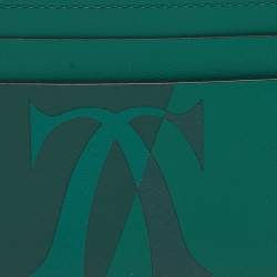 مملوكة مسبقًا حافظة بطاقات مزدوجة جلد أخضر كارتير مست دي كارتير