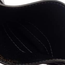 Pre Owned Cartier Black Leather Simple Card Holder