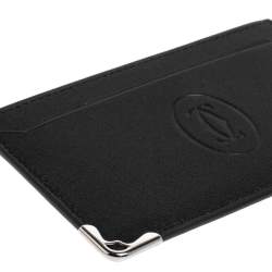 مملوكة مسبقًا حافظة بطاقات كارتييه موست دو كارتييه جلد أسود 