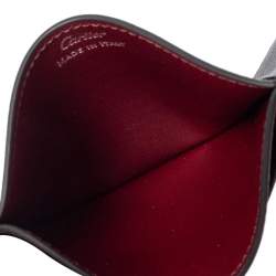 مملوكة مسبقًا حافظة بطاقات كارتييه موست دو كارتييه جلد أسود 