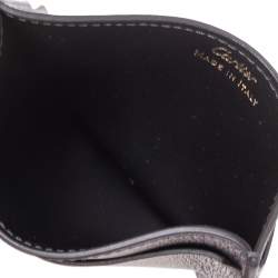 Pre Owned Cartier Black Leather Must de Cartier Card Holder
