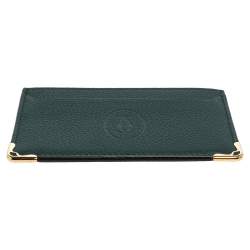 Cartier Emerald Leather Must De Cartier Simple Card Holder 