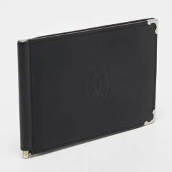 مملوكة مسبقًا Cartier Red Leather Must de Cartier Money Clip Wallet