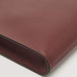 Cartier Burgundy Leather Must de Cartier Portfolio Bag