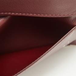 Pre Owned Cartier Black Leather Must De Cartier Card Holder