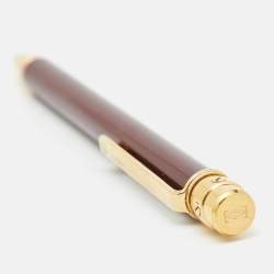 Pre Owned Cartier Santos de Cartier Gold Tone Ballpoint Pen