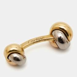Cartier Trinity 18k Three Tone Gold Cufflinks