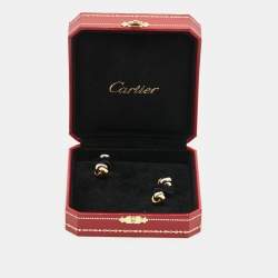 Cartier Trinity 18k Three Tone Gold Cufflinks