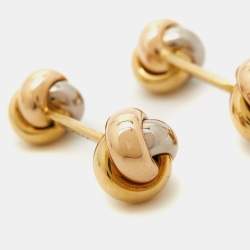 Cartier Trinity 18k Three Tone Gold Cufflinks