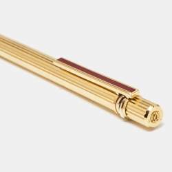 مملوكة مسبقًا Cartier Must de Cartier Enamel Three Tone Metal Ballpoint Pen