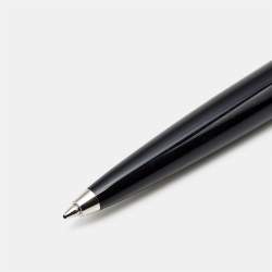 Pre Owned Cartier Diabolo de Cartier Black Lacquer Silver Tone Ballpoint Pen