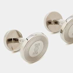 Pre Owned Cartier C de Cartier Sterling Silver Cufflinks