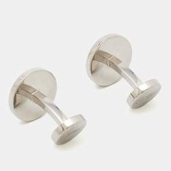 Pre Owned Cartier C de Cartier Sterling Silver Cufflinks