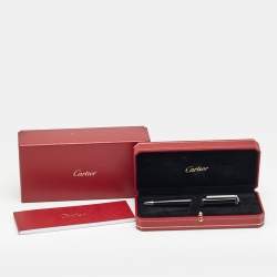 Pre Owned Cartier Santos-Dumont Composite Palladium Plated Ballpoint Pen