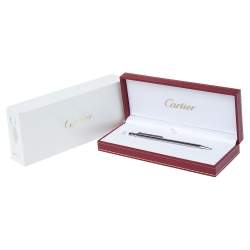 Pre Owned قلم جاف كارتييه "سانتوس دو كارتييه غودرون" فضي اللون