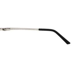 Cartier Brushed Ruthenium Tone/ Grey Santos de Cartier Aviator Sunglasses