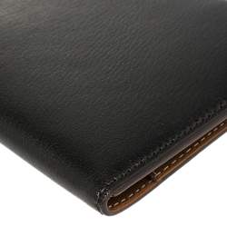 Cartier Black Leather Passport Holder