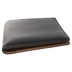 Pre Owned Cartier Black Leather Passport Holder