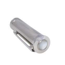 Pre Owned قلم حبر كارتييه صدف منقوش مطلي بلاديوم أرت دكو