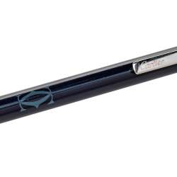 Pre Owned Cartier Silver Tone Must De Cartier Black Ballpoint Pen